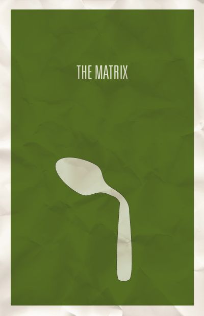 Green Poster, The Matrix, Matrix, Green, White