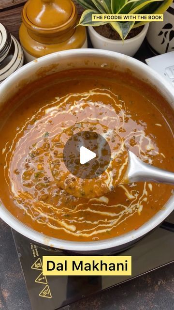 Sagarika🌻Swagatika on Instagram: "Dal Makhani😍

Step-by-step recipe:
▪️Wash and rinse 1 cup urad dal(whole black lentil) and 1/4 cup Rajma(kidney beans)
▪️Soak in 4 cups water overnight.
▪️Drain and transfer the dal and rajma to a pressure cooker.
▪️Add whole spices(2 bay leaves, 1 inch cinnamon stick, 4 green cardamom, 2 black cardamom, 4 cloves) and salt.
▪️Add 4 cups of water and cover the lid.
▪️Pressure cook for 6-7 whistles. 
▪️Let the pressure release naturally. Keep it aside.
▪️Heat oil in a pot, add butter.
▪️Add 2 chopped onions and sauté them until it turns light golden brown.
▪️Add 2 tbsp ginger garlic paste, sauté until the raw smell goes away.
▪️Add 1 tbsp Kashmiri red chilli powder and 1/2 tsp turmeric powder. Mix well and sauté for a minute.
▪️Add 1 cup tomato purée and m Dal Makhni Recipe, Urad Dal Recipes, Dal Makhani Recipe, Rajma Recipe, Veg Recipes Of India, Dal Makhani, Black Cardamom, Whole Spices, Black Lentils