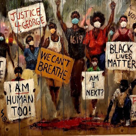 Cynthia Bailey on Instagram: “#repost @tellisfineart ・・・ LIKE & SHARE please...🙏🏾 Art, Protest & Social Activism. Support change that is constructive. As an African…” Famous African American Artists, Activism Art, Protest Art, African American Culture, Limited Edition Giclee, Black Artwork, Social Activities, Lithograph Print, African American Art