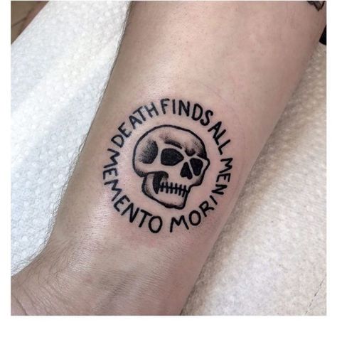 170+ Best Memento Mori Tattoo With Meaning (2023) - TattoosBoyGirl Tattoo Words Design, Memento Tattoo, Mori Tattoo, Tattoo Doodles, Tattoo With Meaning, Remember Tattoo, Memento Mori Tattoo, Grunge Tattoo, Tattoo Inspiration Men