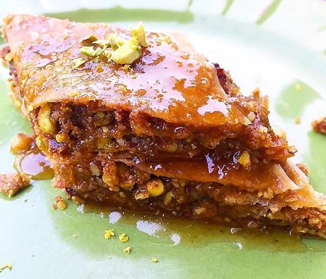 Gluten Free Baklava Recipes, Dairy Free Baklava, Gf Baklava, Gf Baklava Gluten Free, Paleo Baklava, Gluten Free Baklava, Pistachio Baklava Recipe, Sf Desserts, Baklava With Pistachios