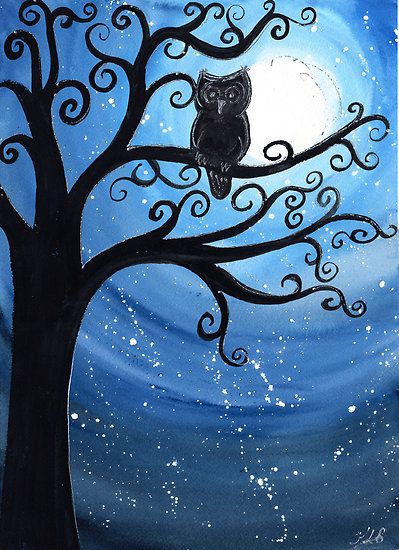 Owl Painting - We should each try to paint this as part of your painting lesson! Owl Watercolor, Drawing Manga, Draw Manga, Christmas Paintings On Canvas, Shoes Drawing, Easy Canvas Painting, Owl Painting, Christmas Canvas, Winter Art