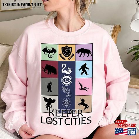 Keeper Of The Lost Cities Eras Tour Sweatshirt Foxfire Academy Shirt Kotlc Hoodie Check more at https://tshirtfamilygift.com/product/keeper-of-the-lost-cities-eras-tour-sweatshirt-foxfire-academy-shirt-kotlc-hoodie/ Lost City, Trending Tshirts, Lost, Sweatshirts, T Shirt