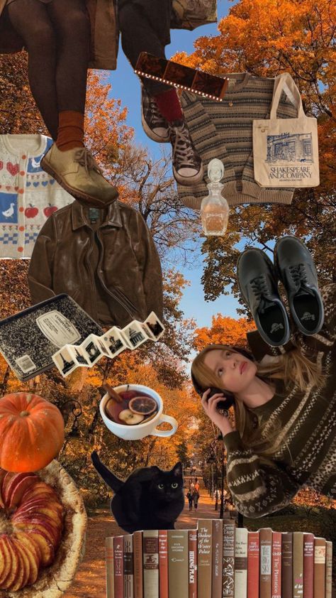 Fall Fashion Collage, Felled Seam, Fall Moodboard, Flat Felled Seam, Fashion Collage, Vintage Fall, Mood Board Fashion, Your Aesthetic, Mood Boards