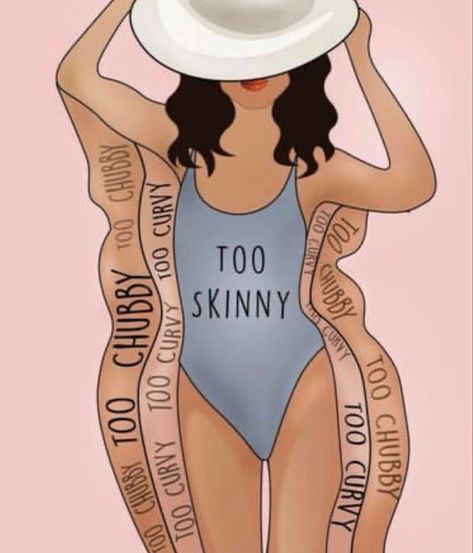 Feminism Art, Body Positive Quotes, Body Positivity Art, Haiwan Lucu, Feminist Quotes, Feminist Art, Beauty Standards, Body Love, Cool Stuff