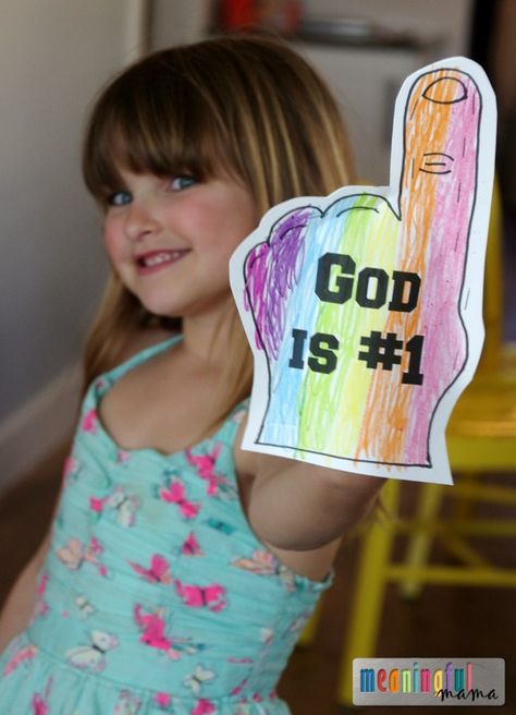 God is the Only God Craft for Kids - Free Printable Included God Is Number 1 Craft, One True God Craft, No Other Gods Before Me Craft, God Is With Me Craft, Put God First Craft, No Idols Bible Craft, Who Is God Craft, One God Craft, God Is Good Craft For Kids