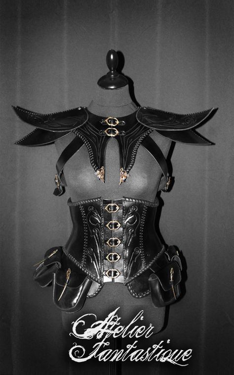 Leather female armor corset Corset Armor, Winx Cosplay, Female Armor, Leather Armor, Underbust Corset, Leather Corset, Fantasy Armor, Body Armor, Fantasy Clothing