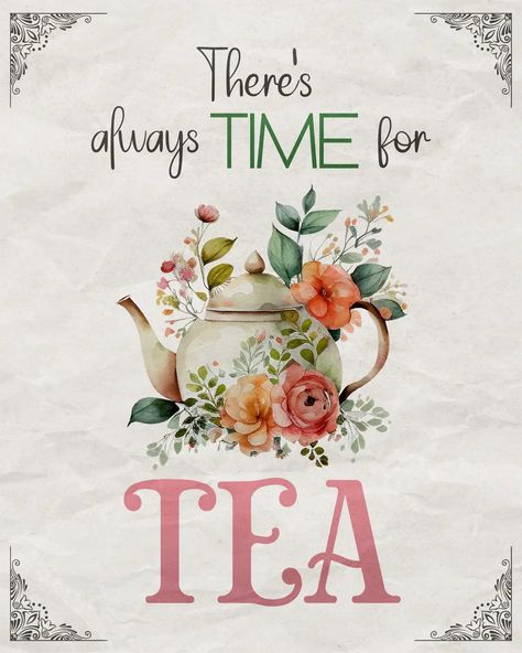 Drawing On Mugs, Teatime Aesthetic, London Tea Time, Scripture Tea, Tea Party Activities, Tea Party Sandwiches, Tea Cup Party, London Tea, Tea Quotes