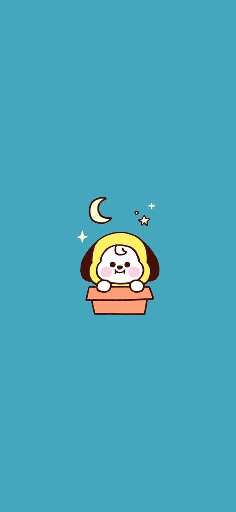 Bts Drawings, Line Friends, Bts Chibi, Pastel Wallpaper, Kawaii Wallpaper, Park Jimin Bts, Bts Fanart, Cute Cartoon Wallpapers, Foto Bts