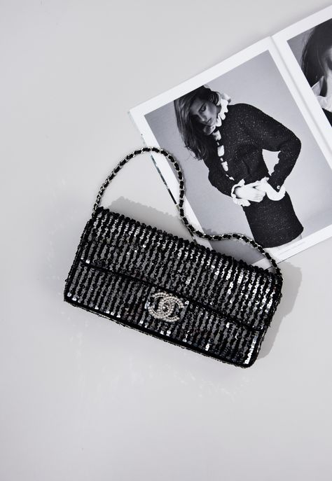 Chanel Sequence Clutch Bag Personal Shopper, Chanel Bag, What To Wear, Clutch Bag, Chanel, Handbags, Lace, How To Wear