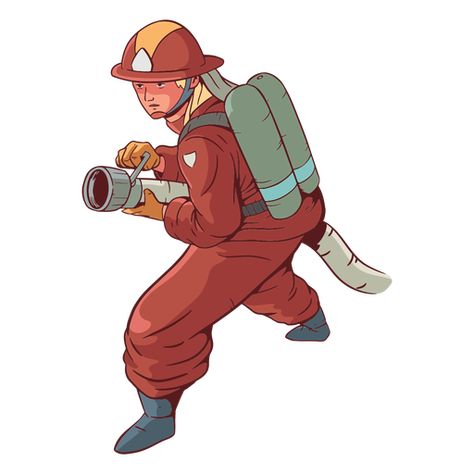 Firefighter hose colorful illustration #AD , #hose, #colorful, #illustration, #Firefighter Fireman Illustration, Firefighter Illustration, Firefighter Cartoon, Prompt Illustration, Art Workout, Cyberpunk Design, Hot Wheels Garage, Action Pose Reference, Colorful Illustration