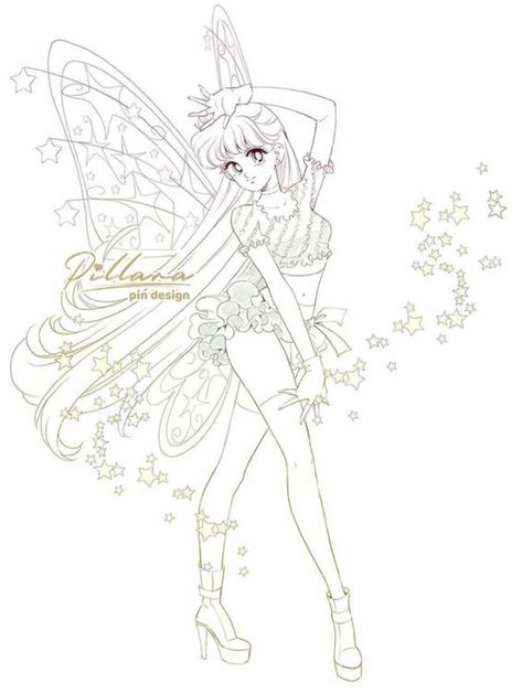 Sailor Moon Base Pose, Winx Club Base Pose, Sailor Moon Drawing Sketches, Winx Club Coloring Pages Bloom, Sailor Jupiter Coloring Pages, Sailor Moon Sketch Pencil, Sailor Moon Coloring Pages Beautiful, Sailor Moon Fan Art, Mahō Shōjo