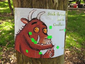 Gruffalo Party Decorations, Gruffalo Games, Gruffalo Birthday Party, Gruffalo Book, Gruffalo Activities, Positional Language, Gruffalo Party, Gruffalo's Child, Julia Donaldson