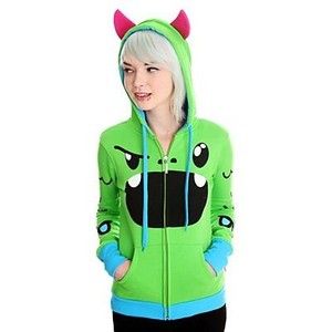 So So Happy tribe hoodie | Pop Culture Scene Kid Fashion, Ladies Hoodies, Monster Hoodie, Dove Cameron Style, Wardrobe Fashion, Scene Outfits, Stylish Hoodies, Heart Clothes, Scene Fashion