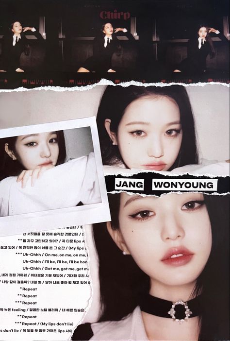 I’ve IVE - ver 2 Wonyoung Scrapbook, College Edit, Ive Poster, Kpop Scrapbook, Kpop Collage, Kpop Binder, Brain Parts, Binder Cover Templates, Y2k Edit