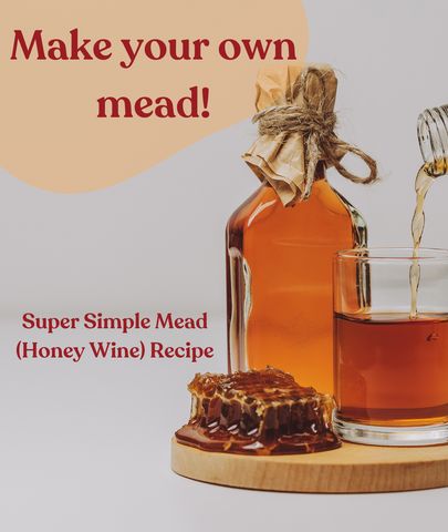 One Gallon Homemade Mead Recipe - Simple And Delicious Homemade Mead, Mead Recipes, Make Mead, Honey Mead, Hobbit Food, Apples And Honey, Moonshine Recipe, How To Make Mead, Mead Recipe