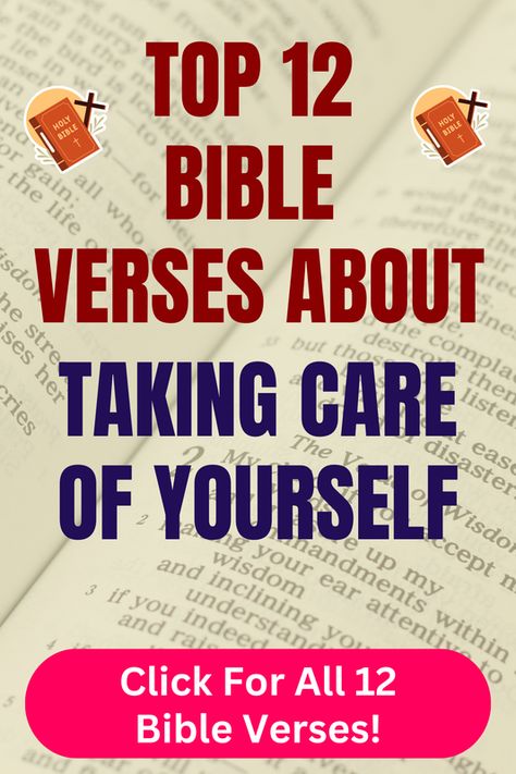 Check out our top 12 Bible verses about taking care of yourself and learn more what does the Bible say about taking care of yourself. Click For All 12 Bible verses! Relationship Verses, Bible Chapters, Bible Verses About Relationships, Top Bible Verses, Caring For Yourself, Come Unto Me, Jesus Teachings, Bible Verses About Love, Powerful Bible Verses