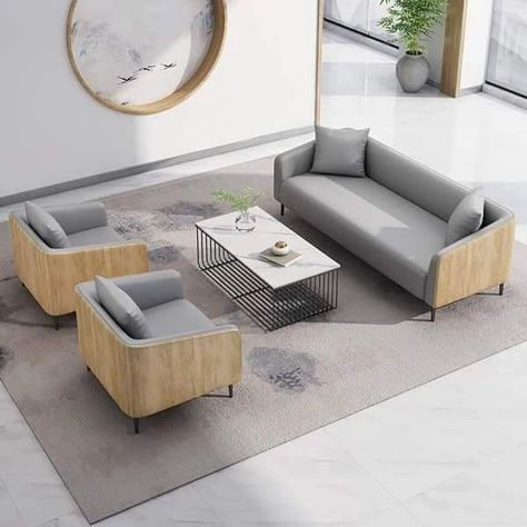 Sofa Designs ✨️👌 #sofadesigns #sofa #sofadesign #sofá #livingroomdesign #livingroom #homedesignsdworld #populardesign #populardesigns #fypシ゚viralシ2024fyp #explorepage #explorepost #budget2024 #dailyjokes #healthyhairjourney #riteshdeshmukh #gautamgambhir Sofa For Reception Area, Sofa For Office Waiting Area, Modern Office Lounge, Modern Office Sofa, Small Sofa Set, Office Sofa Design, Hospital Interiors, Style Leather Sofa, Luxury Sofa Living Room