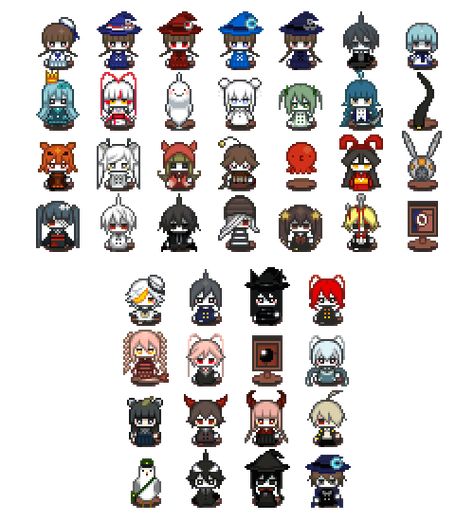 The group of game people Pixel Gif, Best Rpg, Rpg Horror, Pixel Art Tutorial, Perler Art, Pixel Art Characters, Rpg Horror Games, Pixel Design, Pixel Art Games