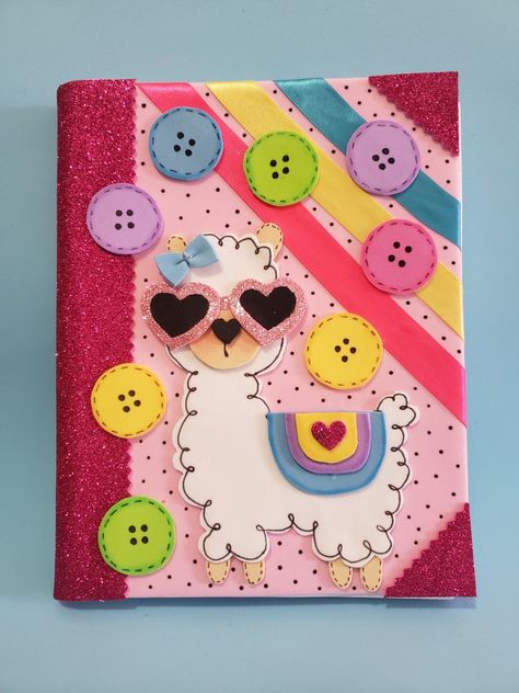 Diy Notebook Cover For School, Diy Notebook Cover, File Decoration Ideas, School Book Covers, Teacher Craft, Book Cover Diy, Creative Kids Crafts, Diary Decoration, Hand Crafts For Kids