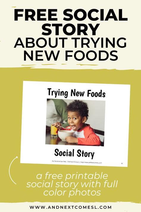 Social Story For Kids, Free Social Stories, Social Stories Free, Teacher Data, Trying New Foods, Perspective Taking, English Short Stories, Behavior Interventions, Social Story