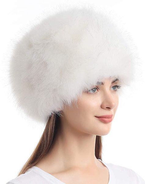 Faux Fur Accessories, Hat For Winter, Warm Headbands, Russian Hat, Trio Halloween Costumes, Fur Headband, Faux Fur Hat, Russian Style, Fur Accessories