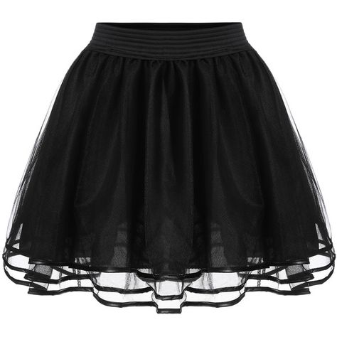 Elastic Waist Mesh Flare Skirt ($16) ❤ liked on Polyvore featuring skirts, black, black flared skirt, mesh skirt, short black skirt, flared skirt and flare short skirt Short Circle Skirt, Black Circle Skirt, Short Flared Skirt, Black Flare Skirt, Flared Skirt Dress, Skirt Mesh, Ruffle Outfit, Rok Mini, Tulle Skirt Black