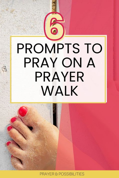 Do you know how to pray on the go? Explore how to take a prayer walk and pray for your community using these powerful prayer ideas. || Prayer and Possibilities Prayer Walk Ideas, Emmaus Walk, Walking Ideas, Couples Bible Study, Prayer Walk, Why Pray, How To Pray Effectively, Prayer Ideas, Faith Board