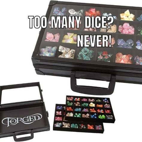 Best DnD Dice Storage Box and Case (Top 20 Reviewed) - Tangible Day - Forged Gaming Dice Display Case with Rollout tray and dice tray. Huge capacity for a large number of dice sets, or individual dice for gamers Dnd Dice Organizer, Dice Storage Ideas, Dnd Dice Display, Dnd Storage, Dice Display, Dice Storage, Narrative Story, Gaming Dice, Wooden Dice