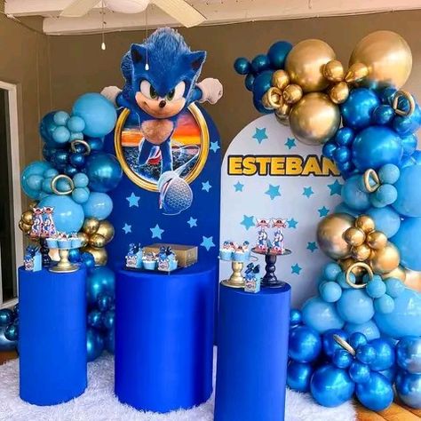 Sonic Theme Birthday Party, Paty Ideas, Sonic Birthday Party, Sonic Birthday Cake, Happy Birthday Husband Quotes, Lake Birthday, Sunshine Birthday Parties, Sonic Sonic, Sonic Birthday Parties