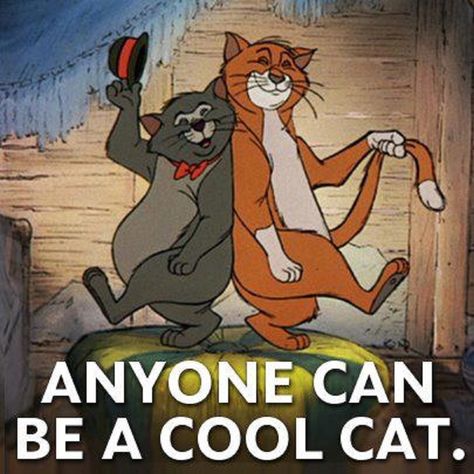 Thomas O'Malley and Scat Cat - The Aristocats - Walt Disney Animiertes Gif, Cartoon Family, Disney Cats, Cartoon Cats, The Aristocats, Mother Cat, Wonderful World Of Disney, Alley Cat, Adorable Kittens