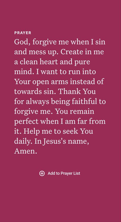 IN A melody that he composed, the psalmist David prayed: “Create in me even a pure heart, O God, and put within me a new spirit, a steadfast one. Do restore to me the exultation of salvation by you, and may you support me even with a willing spirit.” (Psalm 51:10, 12) After his sin with Bath-sheba, a repentant David here pleaded with Jehovah God to cleanse his heart and put within him the spirit, or mental inclination, to do what is right. Create In Me A Pure Heart O God, Create In Me A Clean Heart Psalm 51, 2024 Growth, Psalms 51, Manifest Soulmate, Relationship Prayer, Psalm 51 10, Psalm 51, God Heals