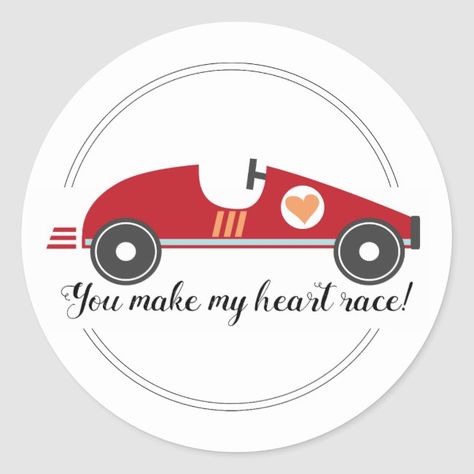 Race car Valentine sticker  Love quote #affiliate , #ad, #sticker#Love#quote#Valentine Corny Valentines, Car Valentine, Toddler Games, Valentine Stickers, Sweet Hearts, Valentine's Gifts, Games For Toddlers, Love And Friendship, Valentine Ideas