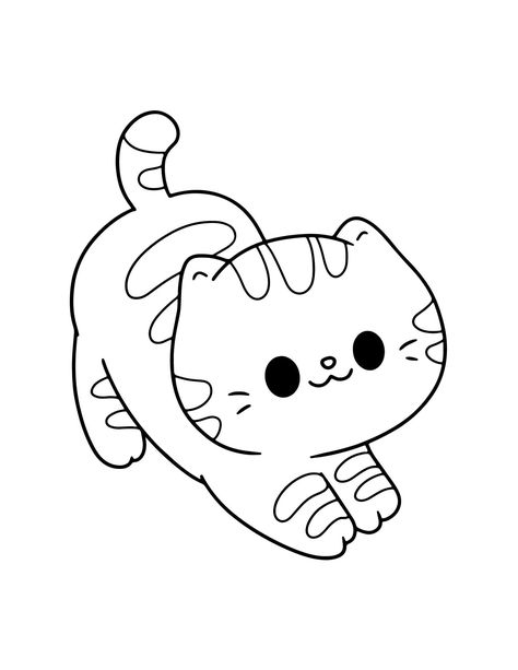 Cat Coloring Pages, Cat Printable, Cute Cat Face, Cat Coloring, Kitty Coloring, Coloring Page Ideas, Cat Coloring Page, Free Cats, Cool Coloring Pages