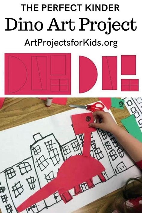 Dinosaur Art Project Preschool, Dinosaur Kindergarten Craft, Dinosaur Art For Kindergarten, Dinosaur Directed Drawing Preschool, Dinosaur Process Art Preschool, Dinosaur Crafts Kindergarten, Dinosaur Directed Drawing, Dinosaur Art Projects For Kids, Kindergarten Art Projects Easy