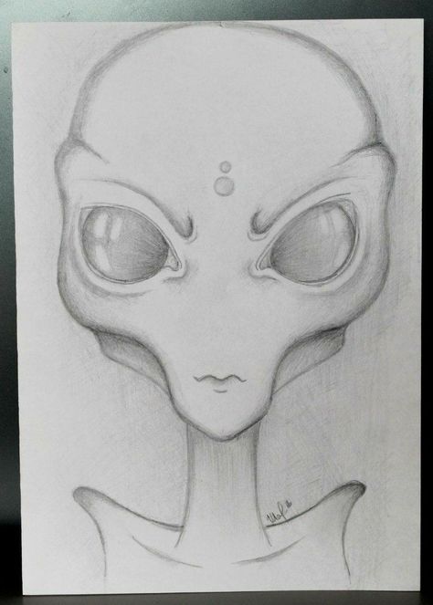 How To Draw Alien, Alien Head Drawing, Alien Drawing Sketches, Alien Drawing Ideas, Alien Art Drawing, Alien Sketch, Ufo Drawing, Alien Drawing, Badass Drawings