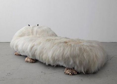 Putting the Fur in Furniture - Neatorama Haas Brothers, Nicole Smith, Anna Nicole Smith, Anna Nicole, Celebrity Moms, Banquette, Brad Pitt, Sofa Design, Artist Inspiration