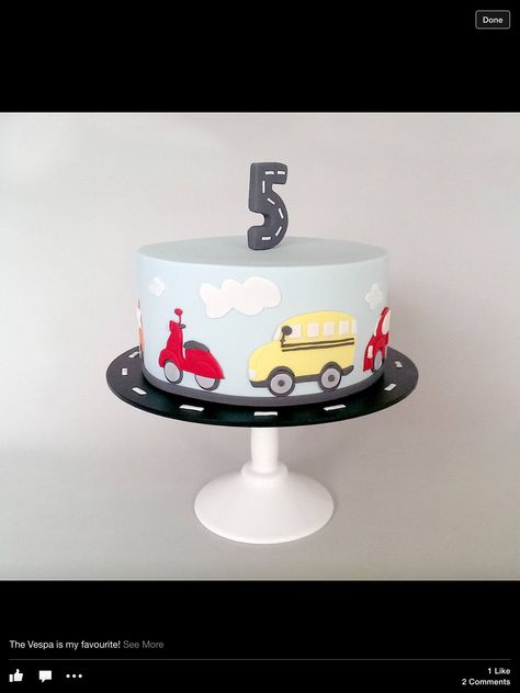 Sweet tiers Vespa Cake, Pastel Rainbow Cake, Cars Theme Cake, Rainbow Cake Topper, Cars Birthday Cake, Lion King Cakes, Cake Artist, 2 Birthday Cake, Themed Birthday Cakes