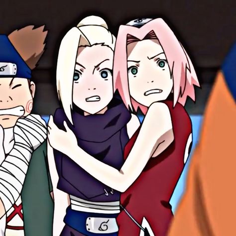 Ino Y Sakura, Ino And Sakura, Ino X Sakura, Ino Sakura, Funny Naruto Memes, Naruto 1, Ino Yamanaka, Boruto Characters, Naruto Ships