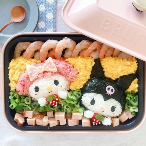 Hello Kitty Food, Resep Starbuck, Cute Bento Boxes, Japanese Food Bento, Bento Ideas, Cute Bento, Amazing Food Decoration, Kawaii Cooking, Closer To God