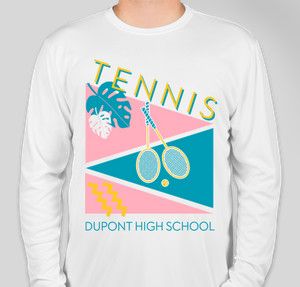 High School Tennis Shirt Designs, Tennis T Shirt Design, Tennis Shirts Designs, Tennis Design, Tennis Gear, Tennis Shirt, Tennis Team, Tennis Racquets, Tennis Tournaments