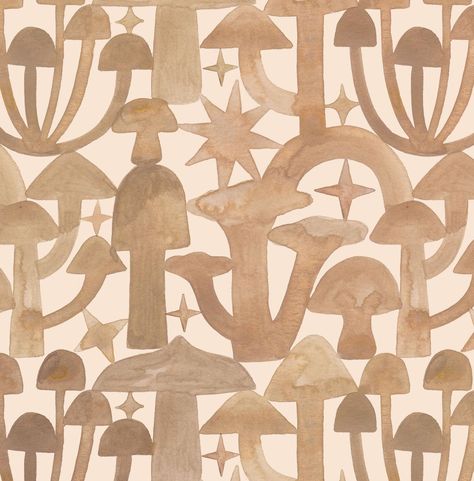 Clare Owen (@clarelowen) • Instagram photos and videos Mushrooms Illustration, Mushroom Wallpaper, Summer Illustration, Japanese Illustration, Mushroom Design, Fall Prints, Pattern Illustration, Christmas Wallpaper, Color Textures