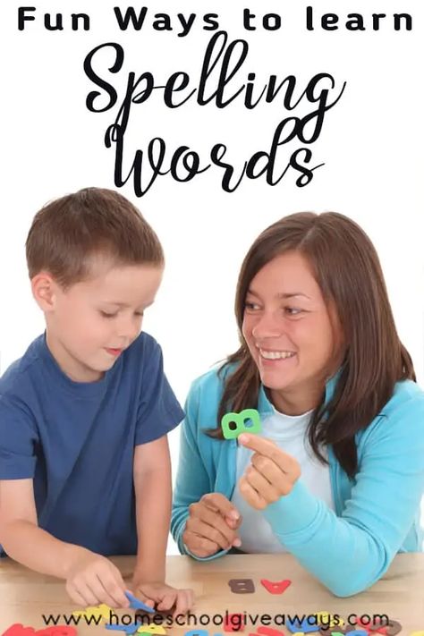 Fun Ways to Learn Spelling Words Make Spelling Words Fun, Letter Sound Flashcards, Make A Word Search, Spelling Word Games, Silly Songs, Learn To Spell, Spelling Lists, Struggling Readers, Flashcards For Kids