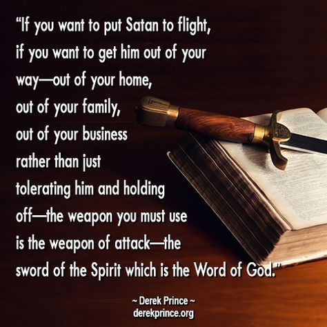 Derek Prince quote about our spiritual weapon of attack! Derek Prince Quotes, Prince Quotes, Derek Prince, Prayer Warrior, Spiritual Warfare, Jesus Is Lord, Christian Inspiration, God Is Good, Bible Scriptures