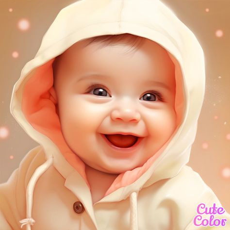 See my new artwork at Cute Color !! Baby Profile Picture, Baby Profile, Baby Wallpaper Hd, Very Funny Images, Disney Movie Art, Asian Bridal Makeup, Happy Images, Newborn Baby Photoshoot, Best Pose For Photoshoot