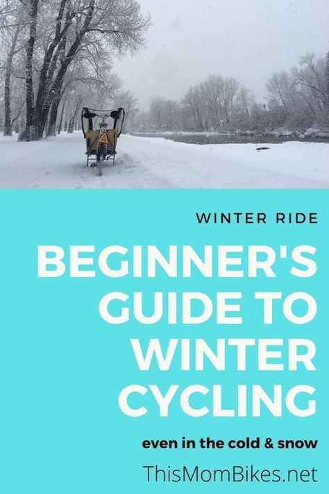 Biking To Work, Biking Tips, Winter Biking, Tips For Winter, Biking Benefits, Leather Work Gloves, Family Bike, Outdoor Biking, Winter Riding