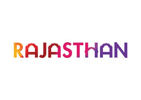 Rajasthan Logo Self Project on Behance Rajasthan Logo, Jaipur Logo, Hindi Logo, Animal Texture, Jay Shri Ram, Minimal Typography, Different Font Styles, Dj Photos