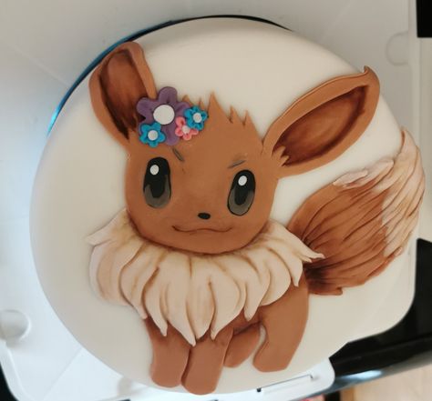 Eevee Cake Pokemon, Evee Birthday Cake, Evie Cake Pokemon, Evee Cake Ideas, Eevee Pokemon Cake, Evee Pokemon Cake, Eevee Cake Ideas, Eevee Birthday Cake, Pokemon Birthday Party Cake