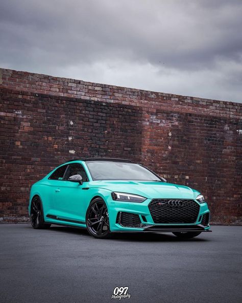 Best Audi Fan Page🥇 on Instagram: “1 of 1 Tiffany Blue RS5💎 • 🚙 @rs5.josh 📸 @097photography 🛠 @route22uk •⁠ FoLLoW 👉🏼 @audilogy⁠ ⁠FoLLoW 👉🏼 @audilogy⁠ FoLLoW 👉🏼 @audilogy⁠ •⁠…” Tiffany Blue Car, Blue Audi, Car Vibes, Audi Sport, Audi Rs, Blue Car, S Car, Performance Cars, 1 Of 1