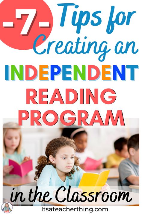 Creating an Independent Reading Program in the classroom is somthing that takes planning. Learn 7 great tips you can use today to improve or start your classroom independent reading program. Learn To Read Kindergarten, 7th Grade Classroom, Teaching Child To Read, Reading Comprehension Practice, Improve Reading Comprehension, Reading For Beginners, Classroom Management Tips, Ela Classroom, Ela Activities